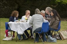 Fiona, Nigel, Suzannah (back), Simon, John and Julia