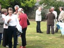 Judith, Janet Bucknall, Edward, Hilary, Dave, Liz, Simon, and Howard