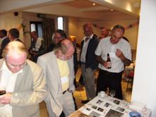 Nigel, Mike and Lawrence at the Memorabilia table