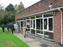 0218 - former Dining Room - presumably the smashed fish is now used in cat food