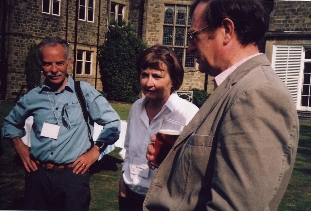 Chris Gilbert, Janet Bicknall and Ian Clark